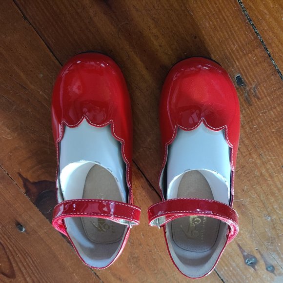 See Kai Run Toddler's & Girl's Savannah Red Patent Mary Jane - Picture 1 of 8